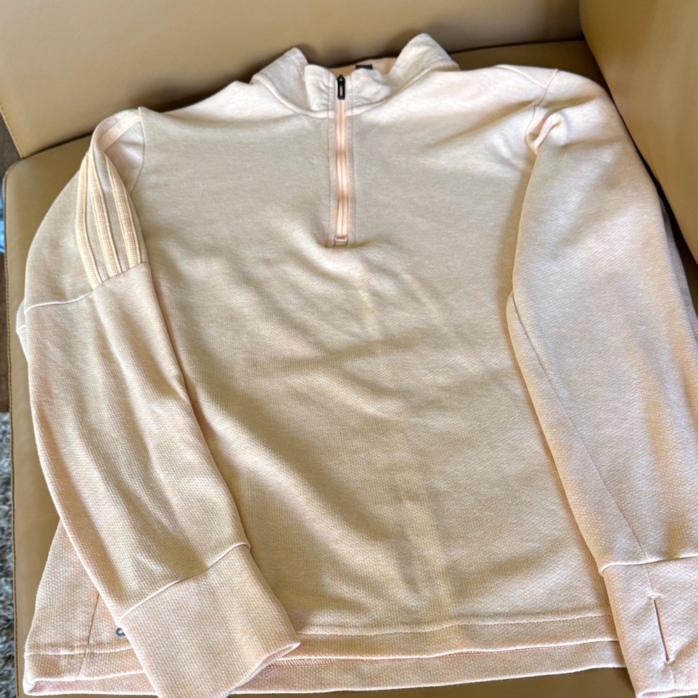 adidas Light Peach 1/2 Zip Pullover